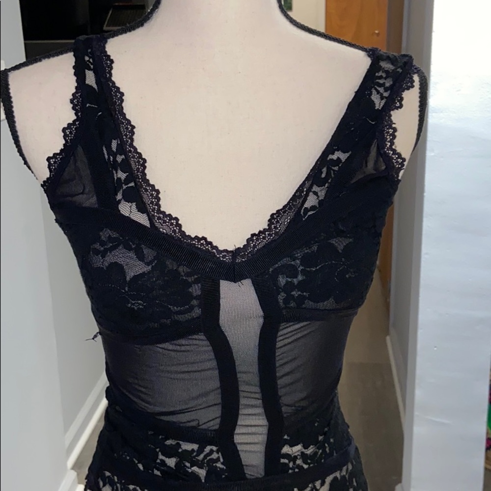 Black laced bodysuit